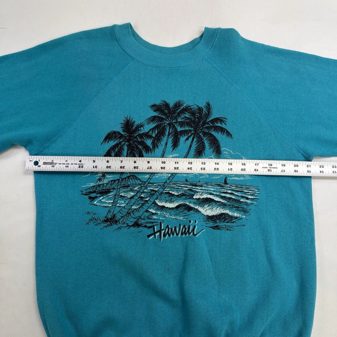 Vintage Hawaii Coast Beach Crewneck Sweatshirt Size Large 80s 90s