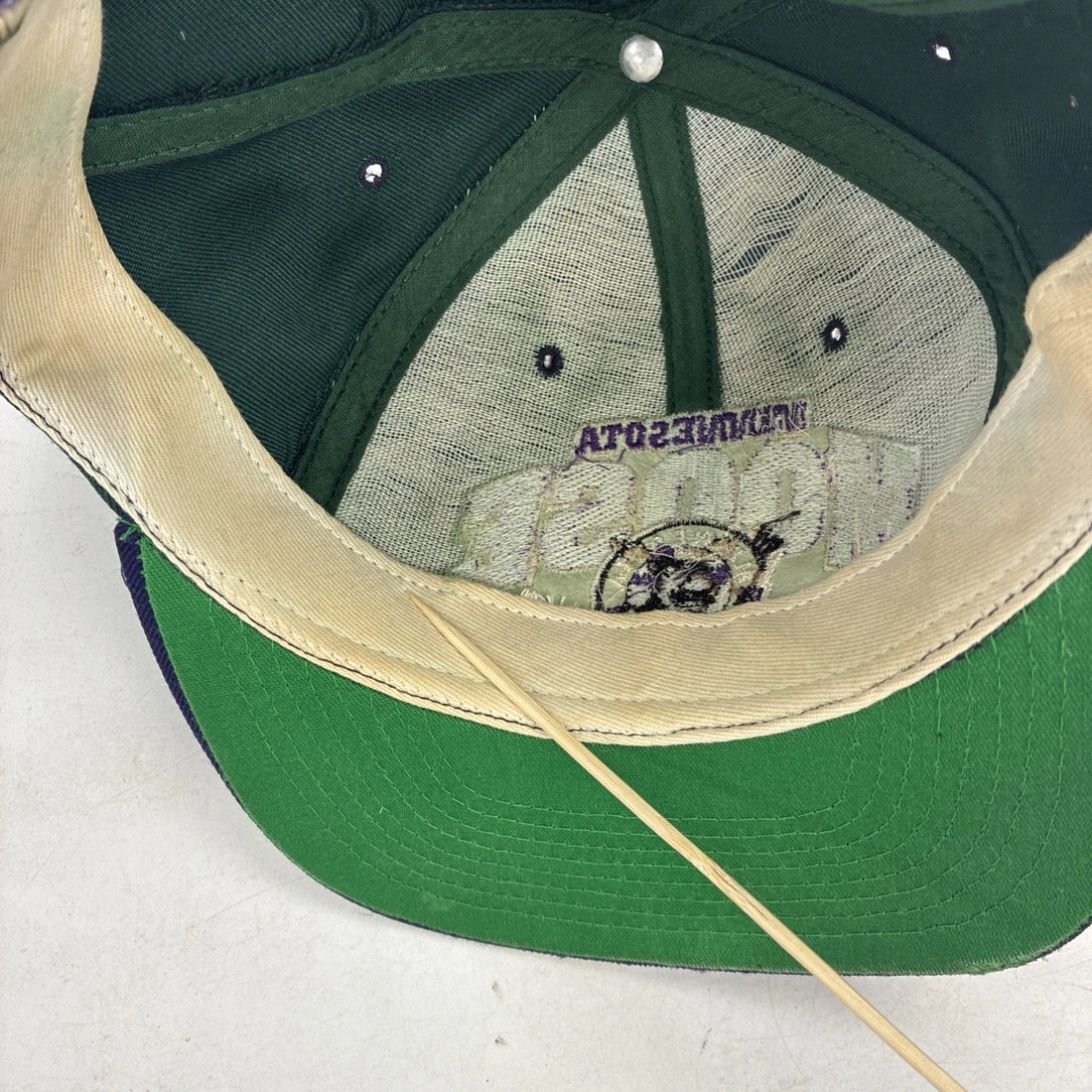 Vintage Minnesota Moose Wool Snapback Hat OSFA IHL
