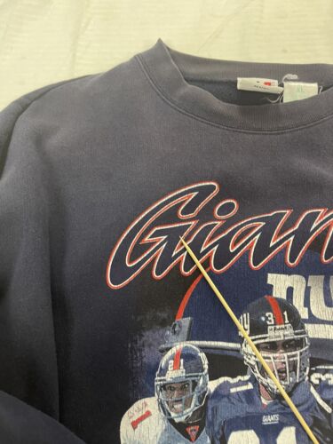 Vintage New York Giants Conference Champions Sweatshirt Size XL 2001 NFL