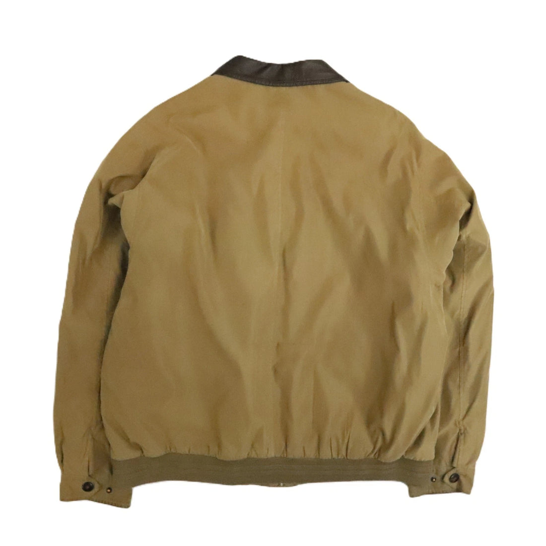 Eddie Bauer Bomber Jacket Size XL Tall Leather Collar