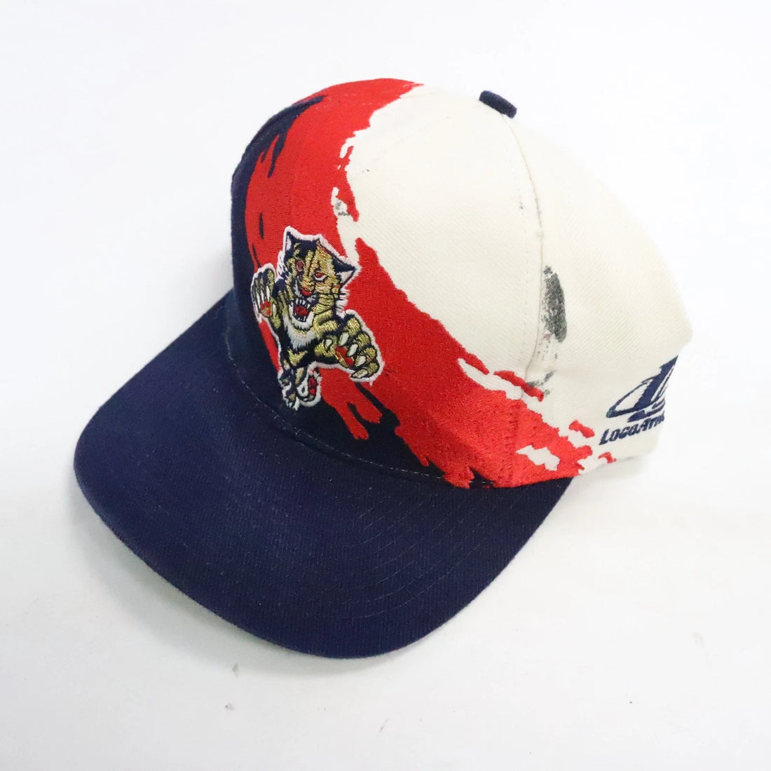 Vintage Florida Panthers Splash Logo Athletic Snapback Hat OSFA 90s NHL