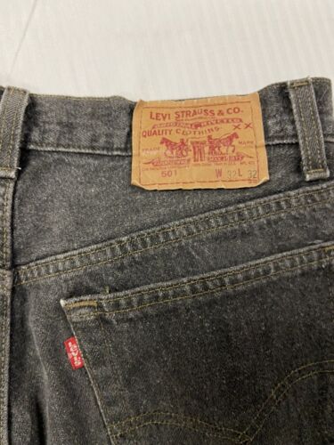 Vintage Levi Strauss & Co 501 XX Denim Jeans Size 32W X 32L Button Fly 501-0658