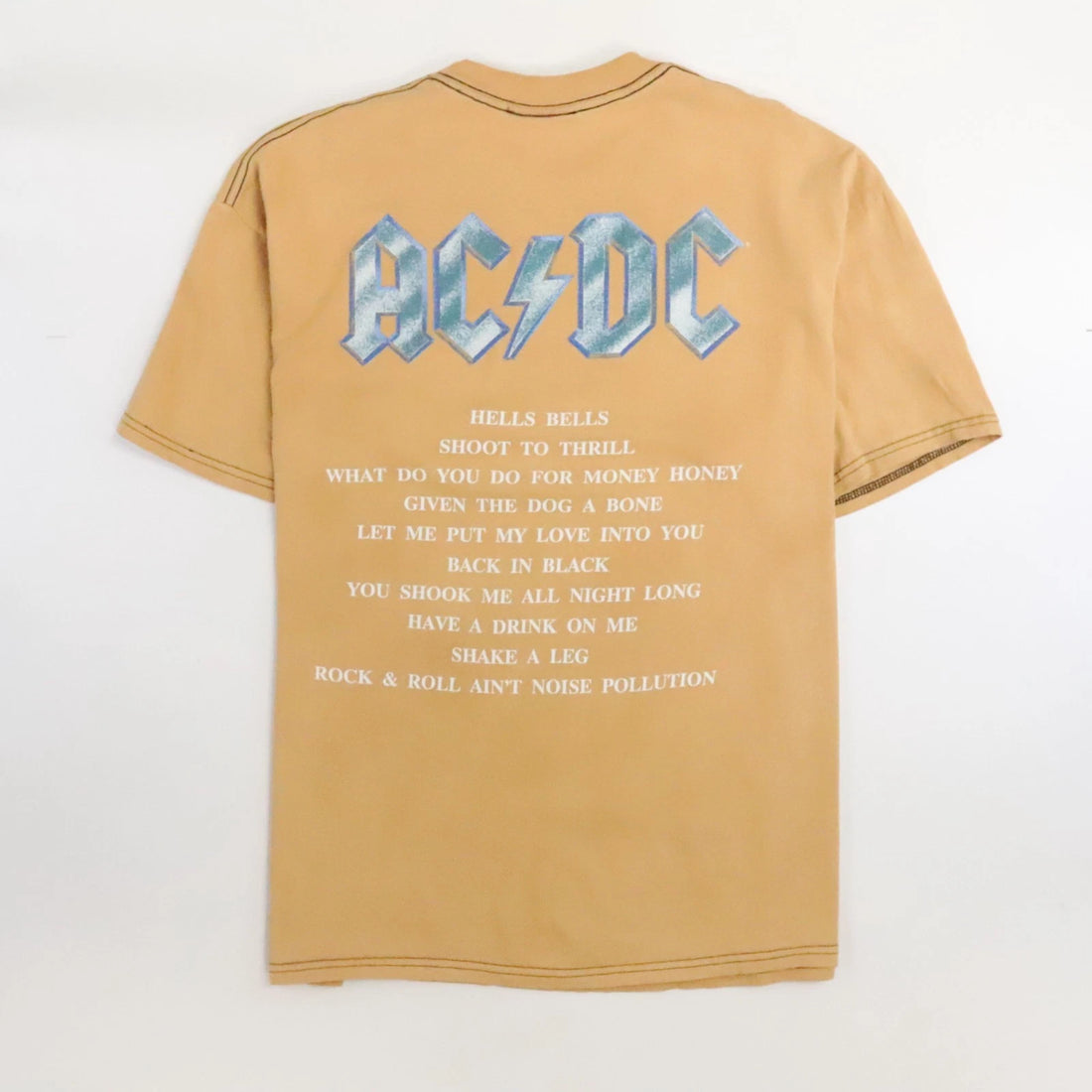 Vintage ACDC Back In Black Artimonde T-Shirt Size XL Band Tee 2001