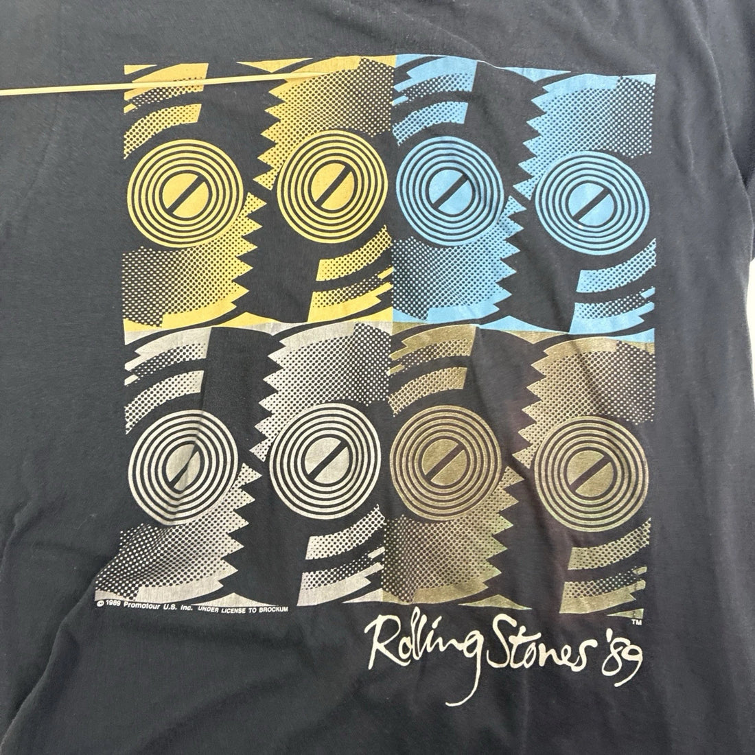 Vintage Rolling Stones Band T-Shirt Size Medium 1989 80s