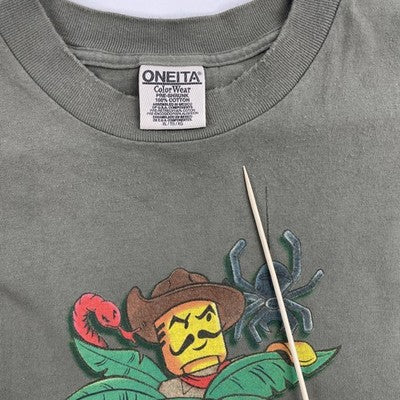 Vintage Lego Jungle Adventures With Johnny Thunder T-Shirt Size XL Promo 90s