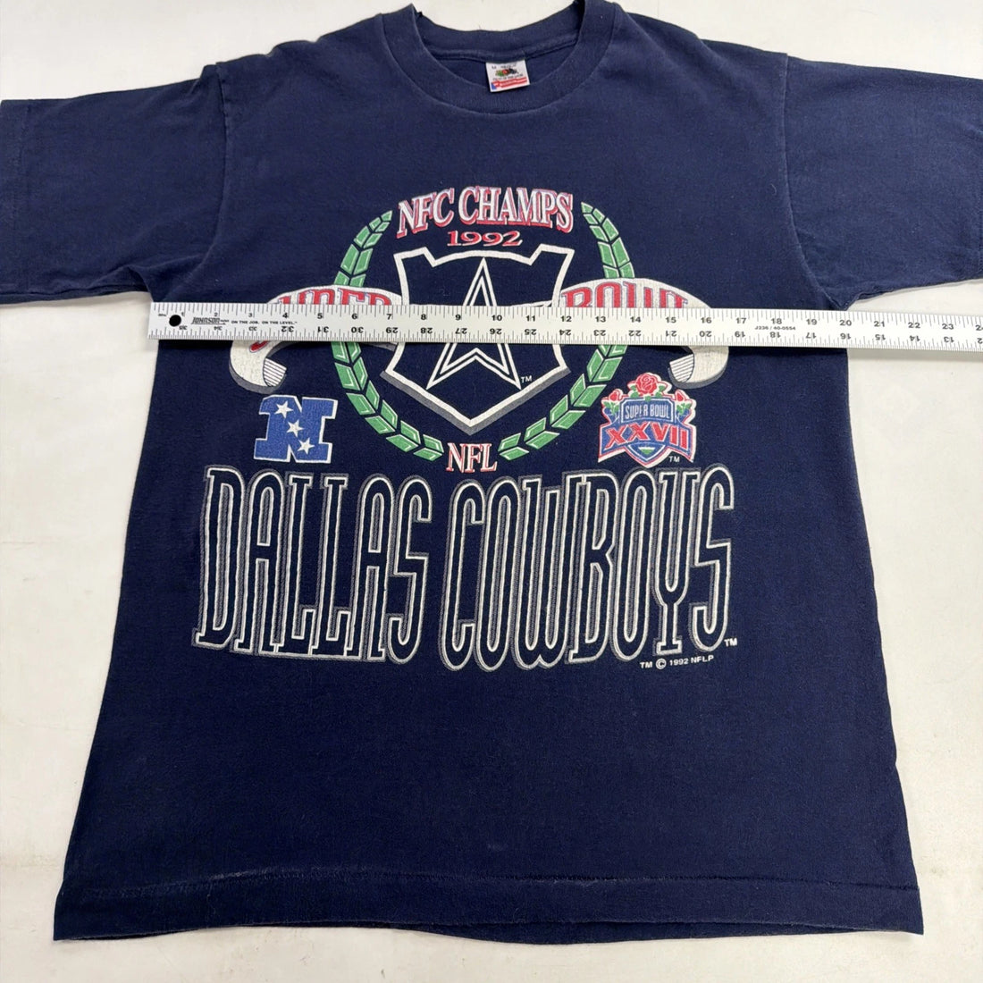 Vintage Dallas Cowboys Super Bowl XXVII T-Shirt Size Medium 90s NFL