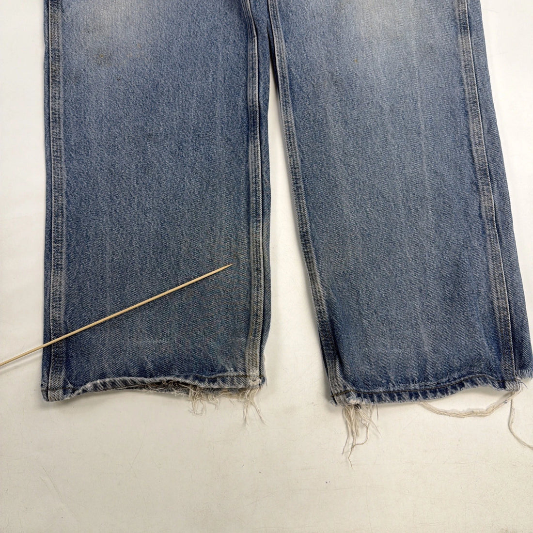 Carhartt Carpenter Denim Jeans Work Pants Size 38 X 30 Blue