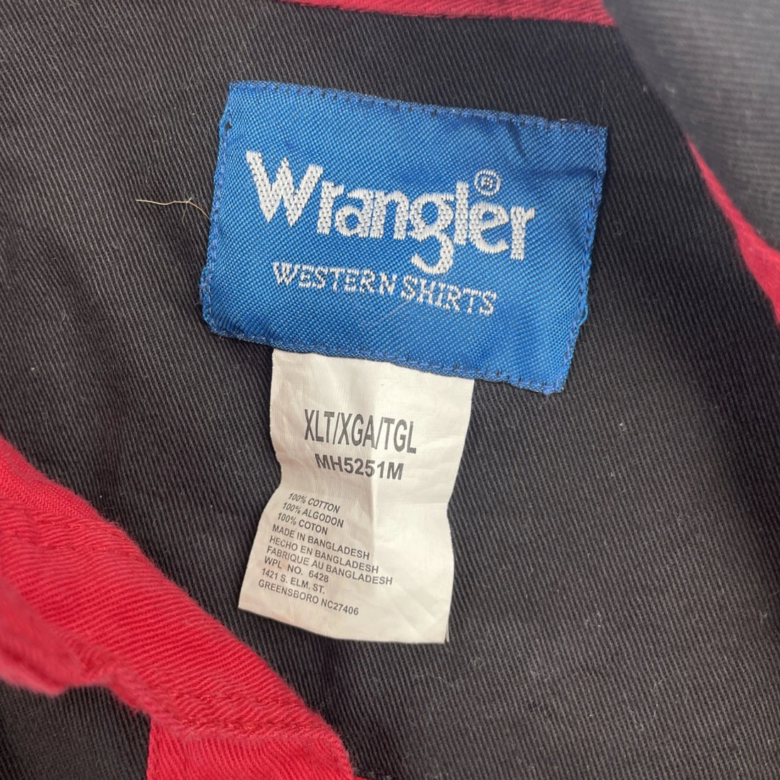 Vintage Wrangler Western Button Up Long Sleeve Shirt Size XL