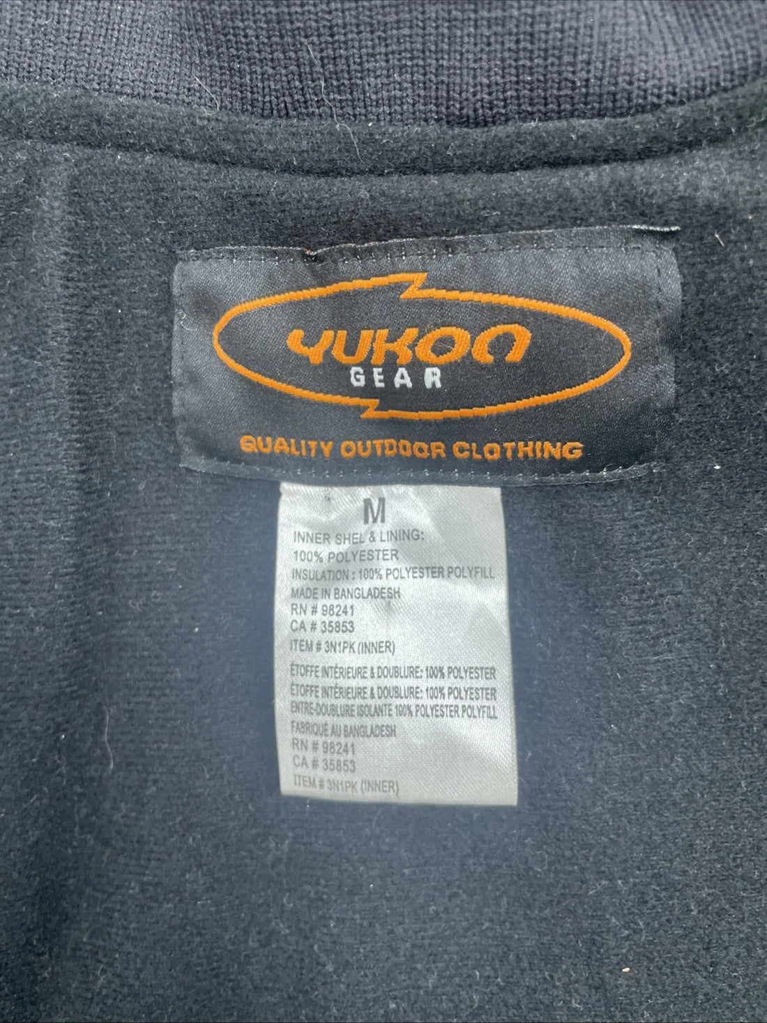 Yukon Gear Natural Camo Jacket Size Medium