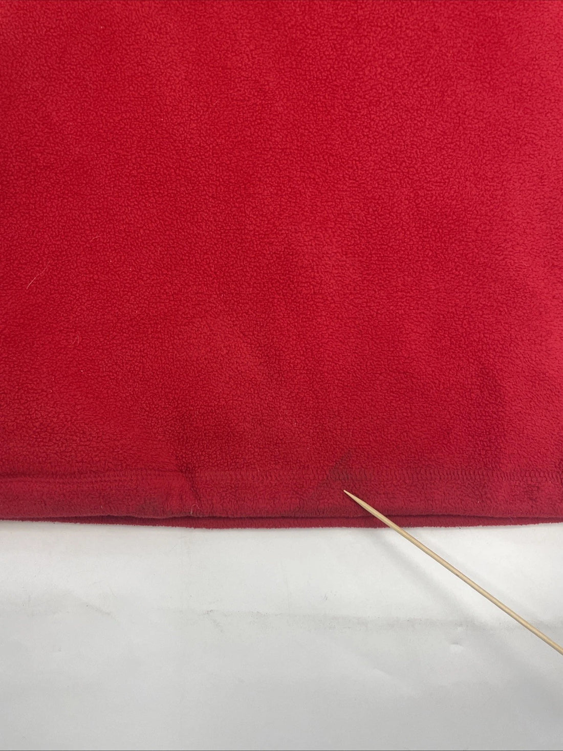 Vintage Nautica Jeans 1/4 Zip Pullover Fleece Jacket Size Large Red