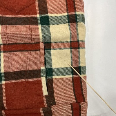 Levi Strauss & Co. Plaid Trucker Jacket Size XL Sherpa Lined