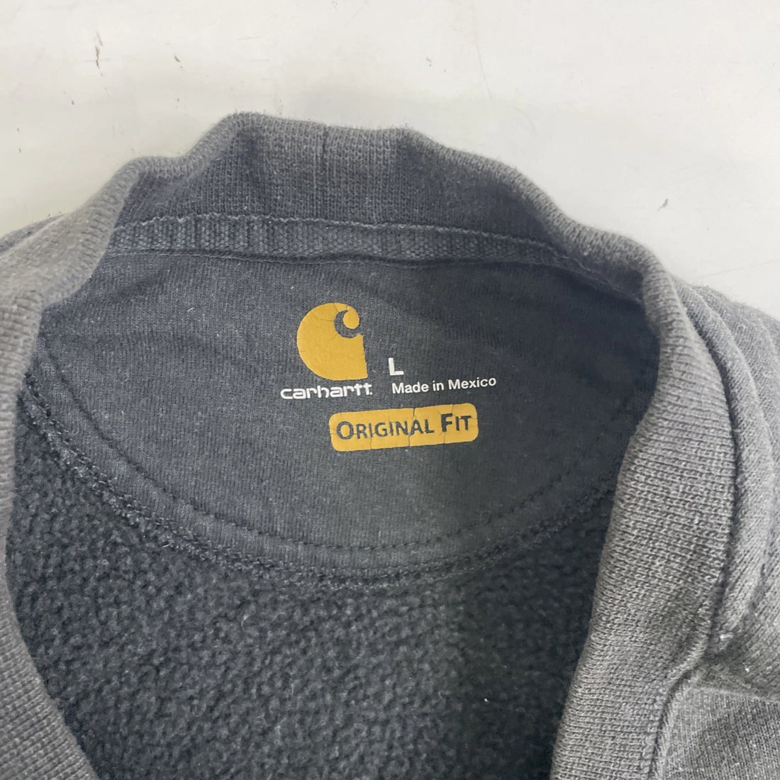 Carhartt Blank Crewneck Sweatshirt Size Large Black