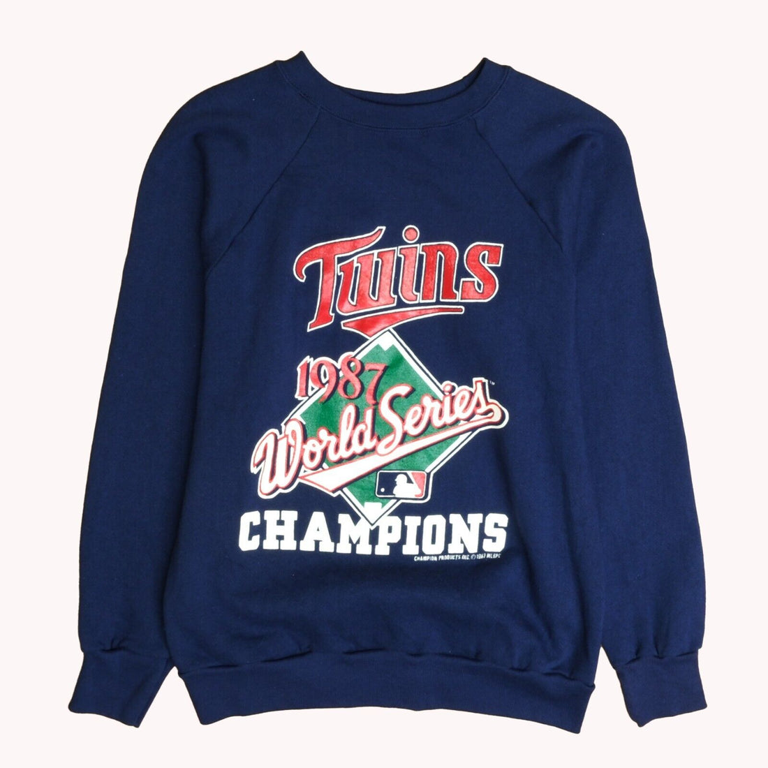 Vintage Minnesota Twins World Series Champion Sweatshirt Medium 1987 80s MLB