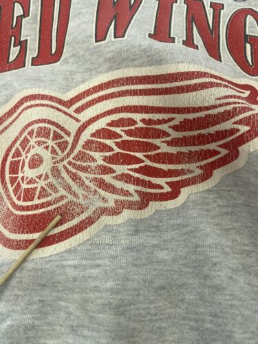 Vintage Detroit Red Wings Sweatshirt Crewneck Size Large 1991 90s NHL