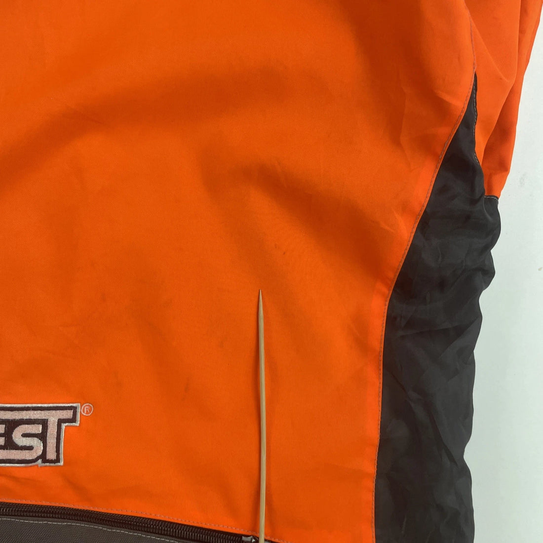 Tekrider Racing Jacket Size Medium Orange