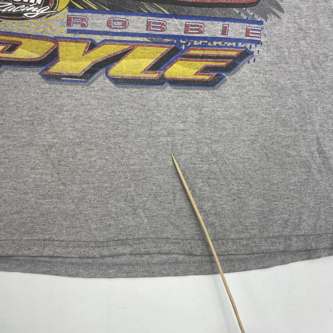 Vintage Robbie Pyle Racing T-Shirt Size XL Double Sided