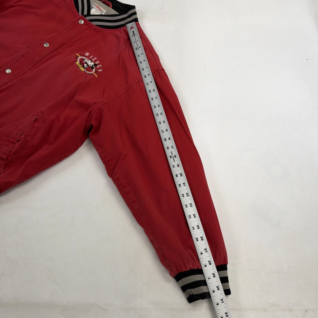 Vintage Mickey Mouse Often Imitated Never Equaled Disney Bomber Jacket Size XL