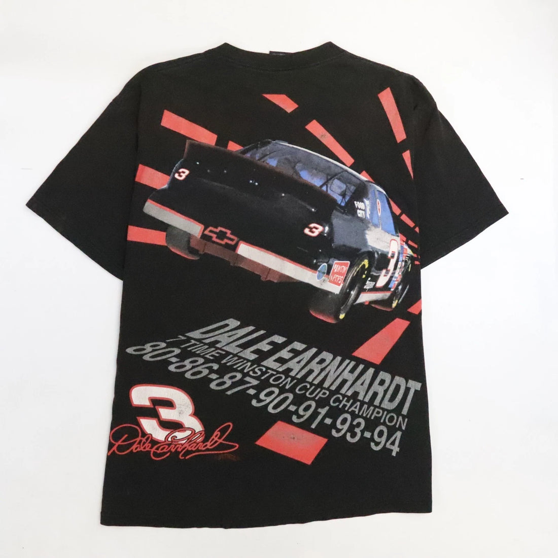 Vintage Dale Earnhardt Nutmeg Racing T-Shirt Size XL All Over Print
