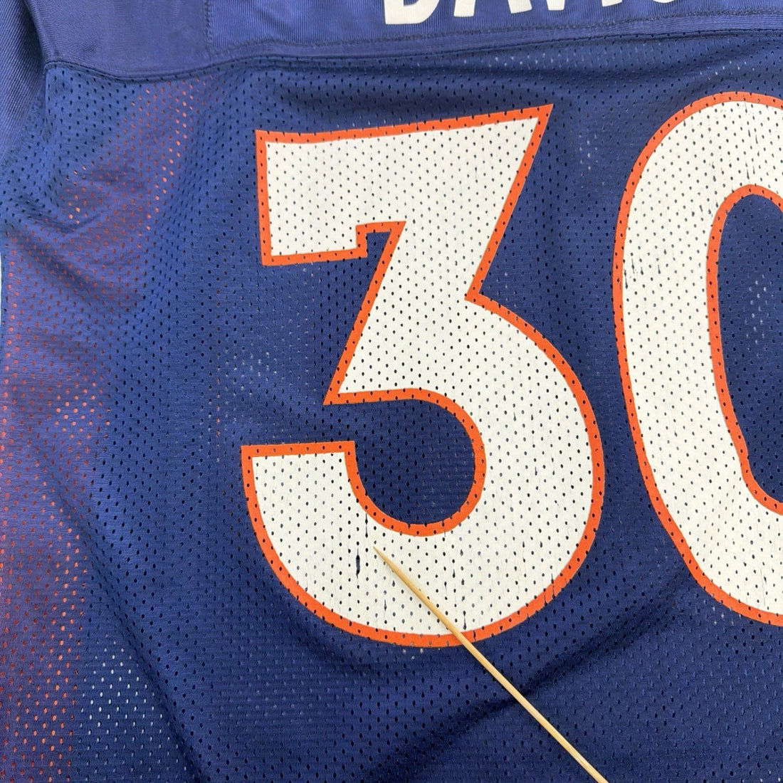 Vintage Denver Broncos Terrell Davis Starter Jersey Size 48 NFL