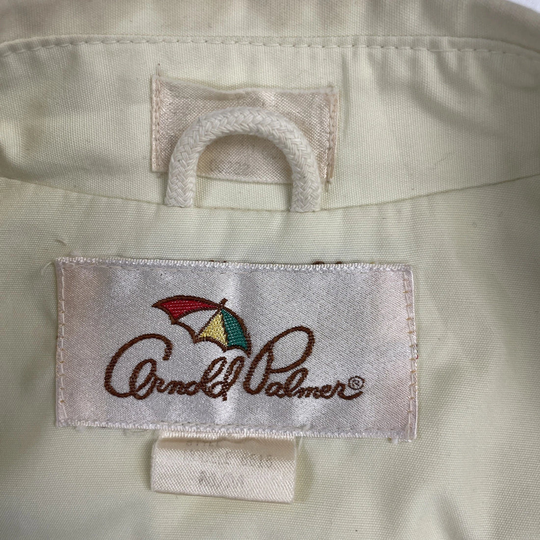 Vintage Arnold Palmer Harrington Golf Jacket Size Medium Yellow