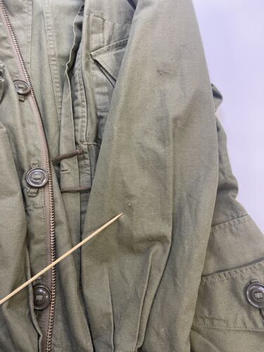 Vintage Confection Frontenac Combat Coat OG 107 Military Coat Jacket Small 70s