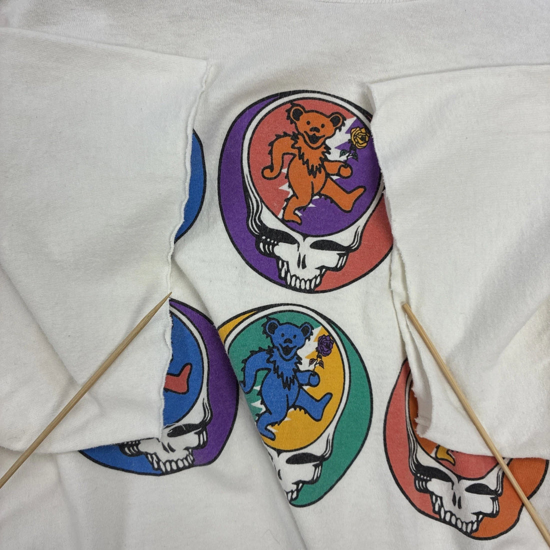 Vintage Grateful Dead Bear Skull T-Shirt Size Large 1994 90s