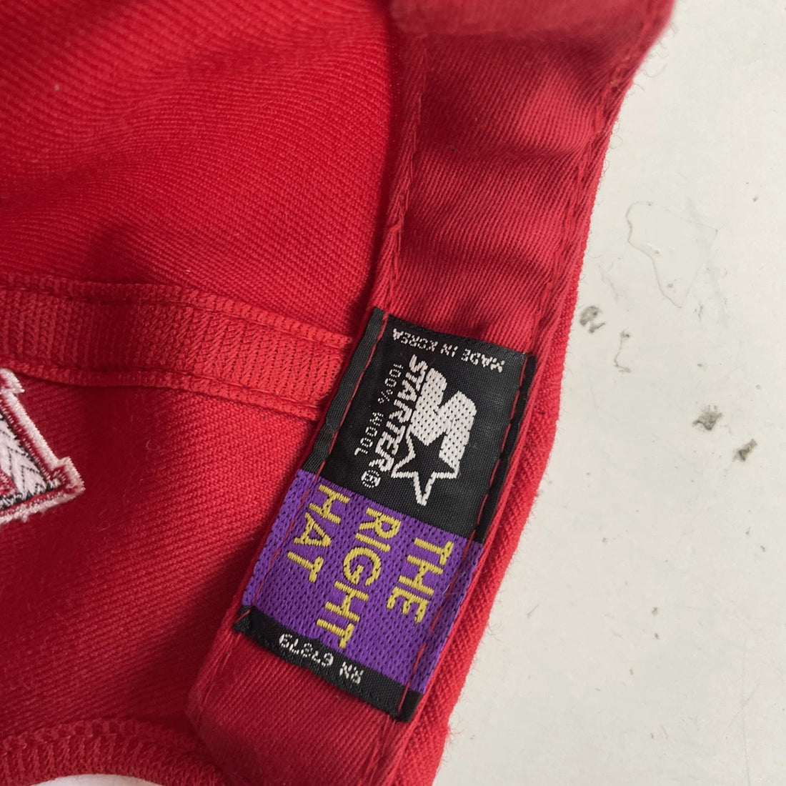 Vintage Wisconsin Badgers Blockhead Wool Starter Snapback Hat Cap OSFA 90s NCAA