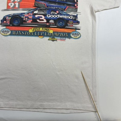 Vintage Dale Earnhardt 5 Time Winston Cup Champ Racing T-Shirt Size XL 1993 90s