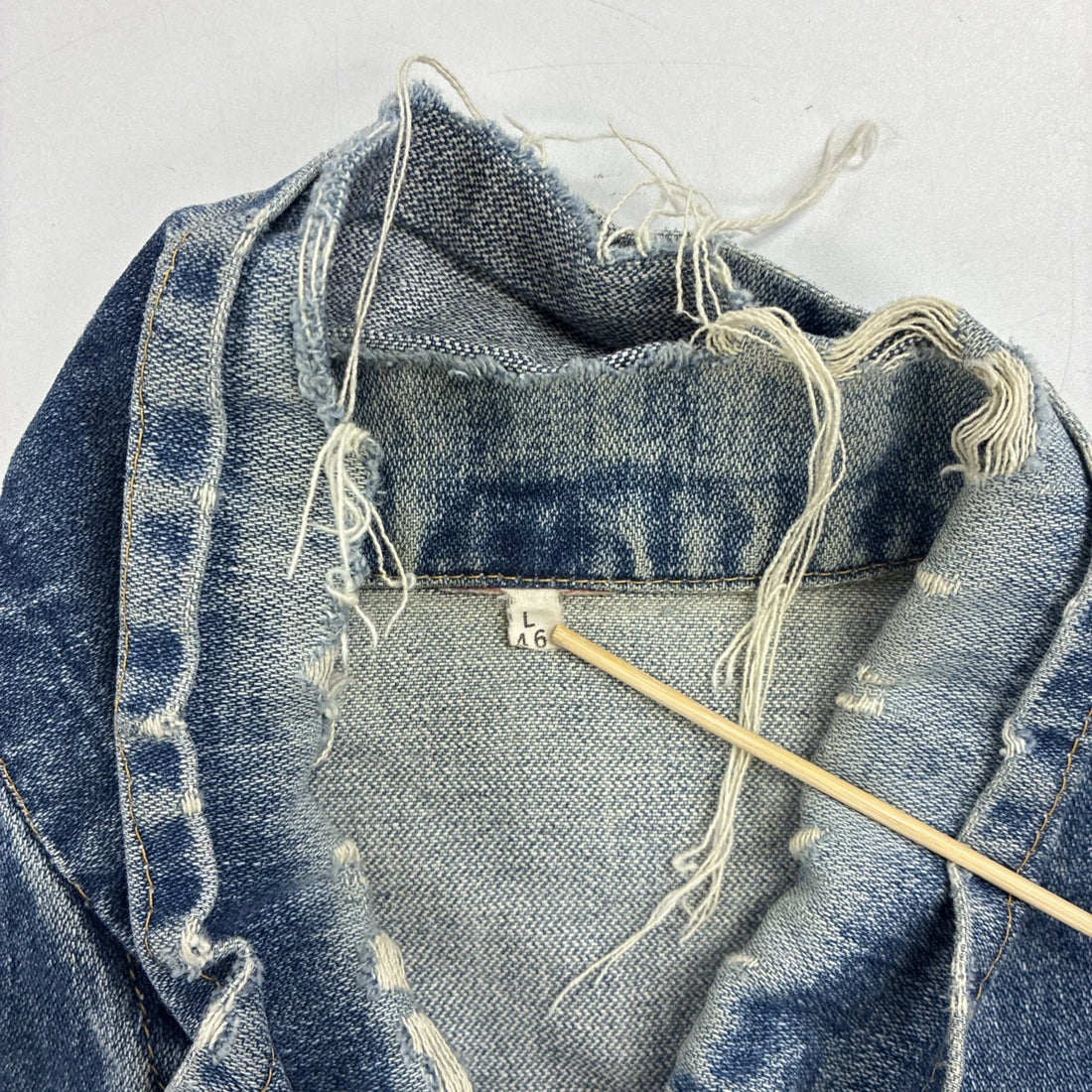 Vintage GWG Denim Vest Jacket Size Large