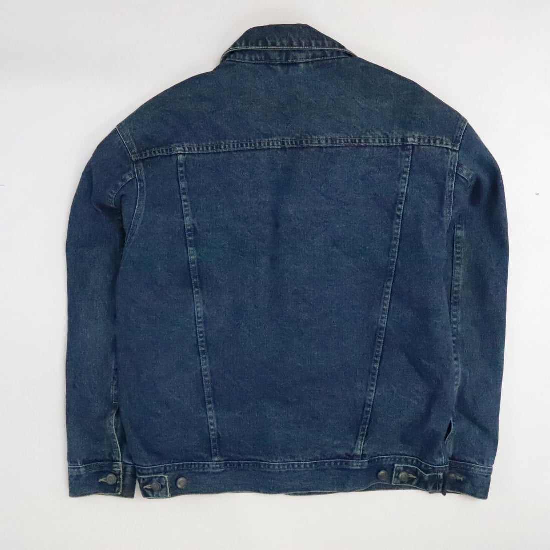 Vintage Denim Trucker Jacket Size Small Blue