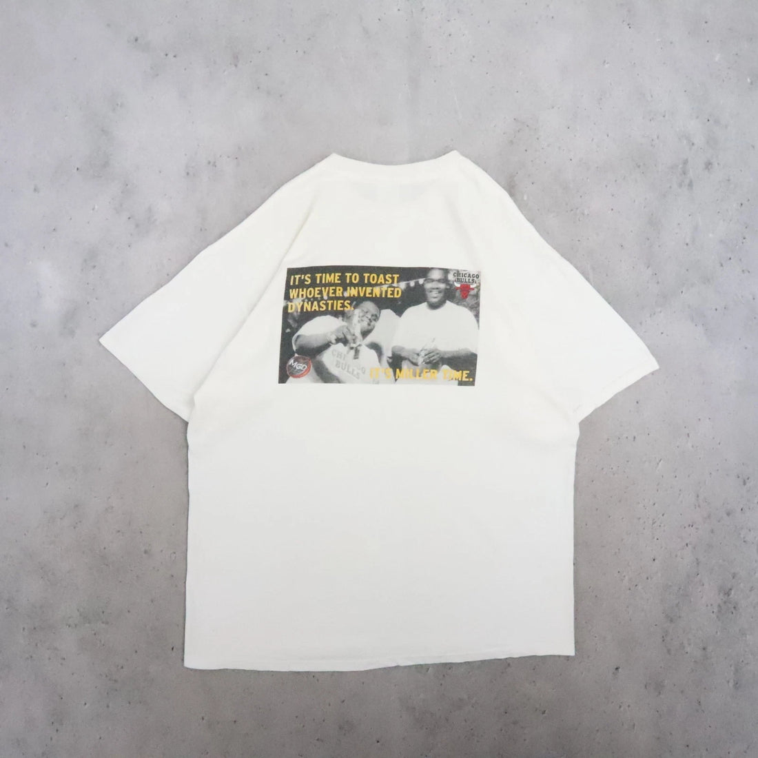 Chicago Bulls Miller Time Beer Promo T-Shirt Size XL NBA