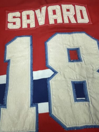 Vintage Montreal Canadiens Denis Savard CCM Jersey Size Large 90s NHL