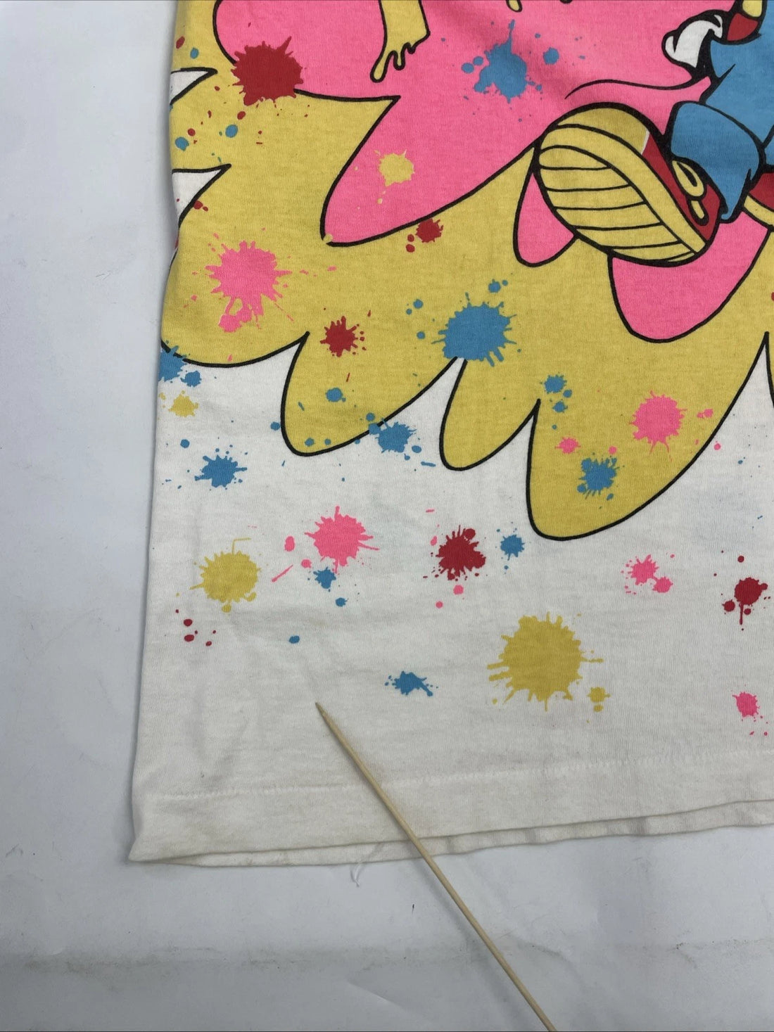 Vintage Mickey Mouse Paint Disney T-Shirt One Size Fits All Over Print