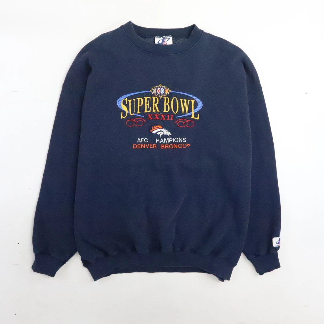 Vintage Denver Broncos Super Bowl XXXII Sweatshirt Crewneck Size Large