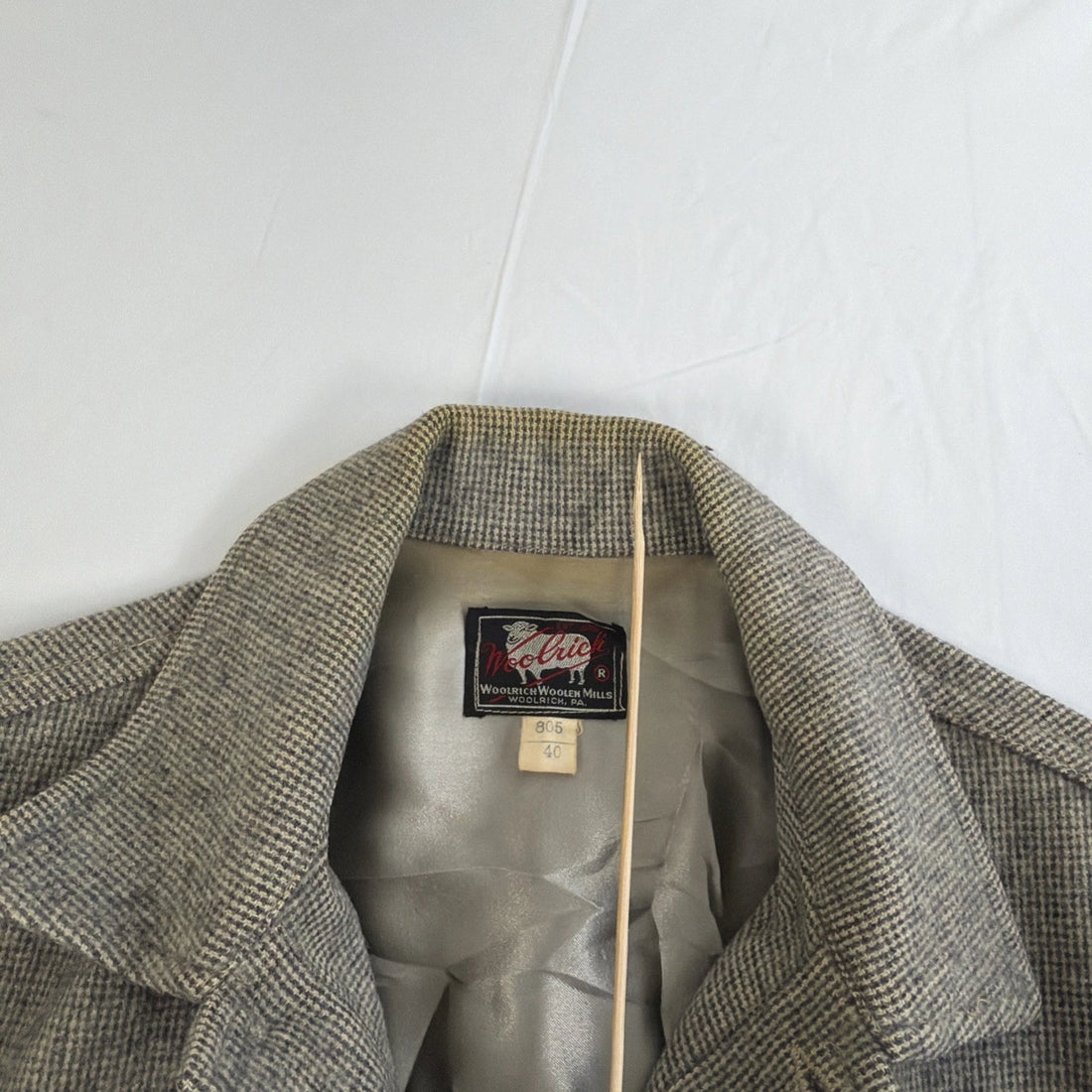 Vintage Woolrich Wool Mackinaw Field Shirt Jacket Size 40 40s 50s