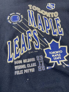 Vintage Toronto Maple Leafs Sweatshirt Size 2XL Gilmour Clark Potvin 1 –  Throwback Vault
