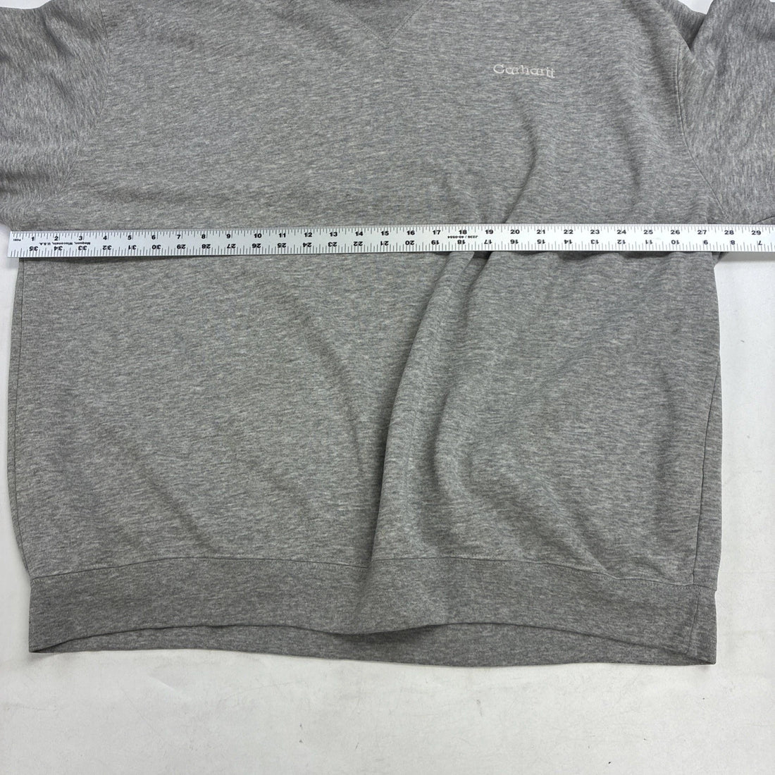 Vintage Carhartt Spell Out Crewneck Sweatshirt Size 2XL Gray
