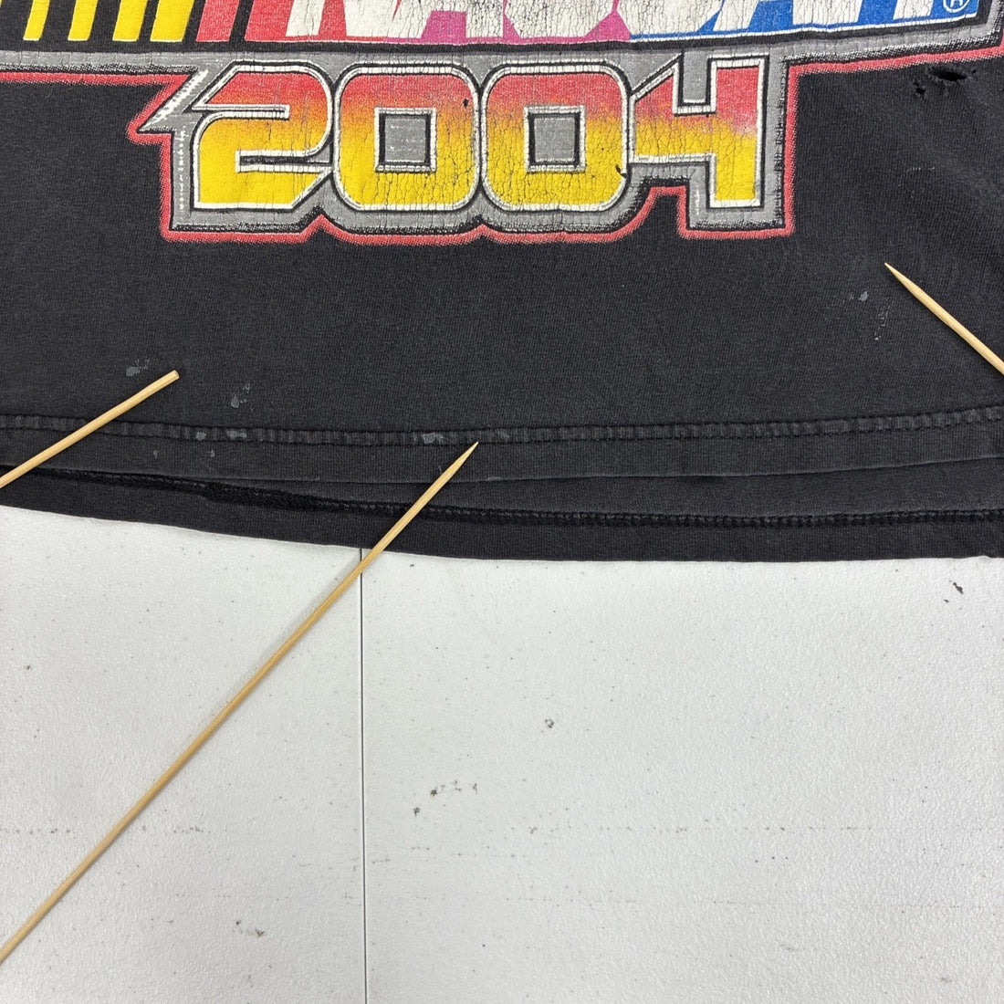 Vintage NASCAR Inaugural Year Racing T-Shirt Size XL 2004