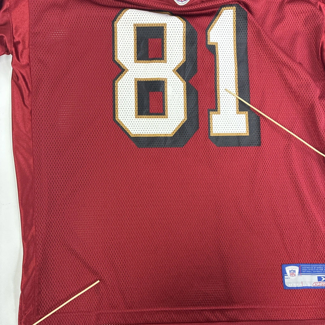 Vintage San Francisco 49ers Terrell Owens Reebok Jersey Size XL NFL