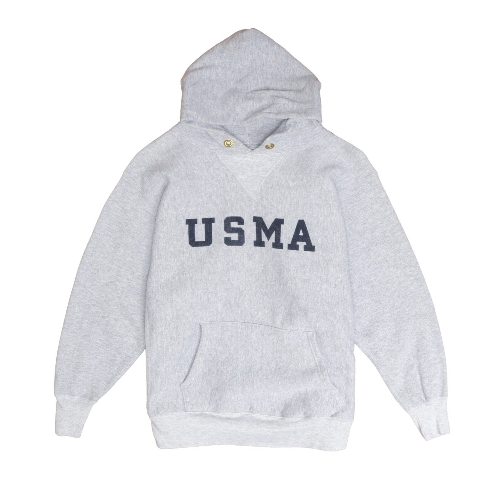 Vintage USMA Champion Reverse Weave Sweatshirt Hoodie Size Medium 80s