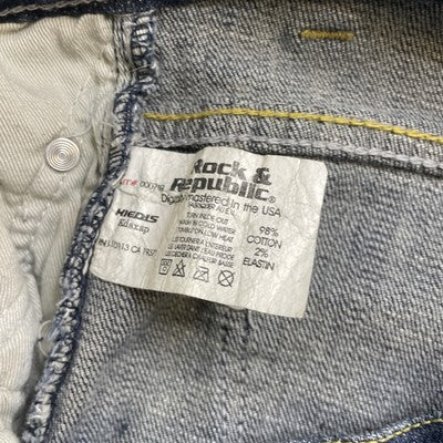 Vintage Rock & Republic Denim Jeans Pants Size 30 Y2K
