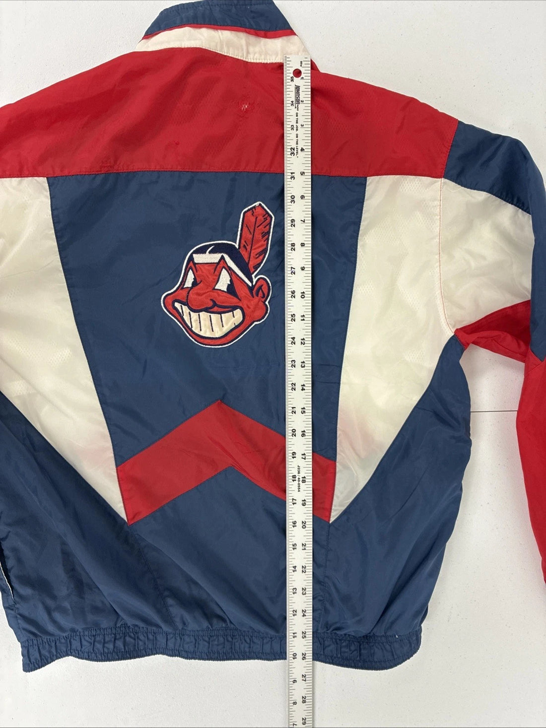 Vintage Cleveland Indians Starter Windbreaker Light Jacket Size XL