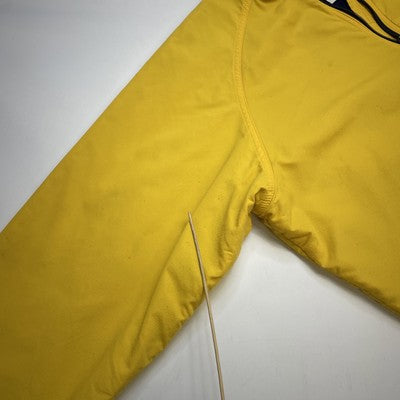 Vintage L.L. Bean Three Season Bomber Jacket Size Large Tall Yellow Fleece Lined