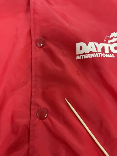 Vintage Daytona Speedweeks Bomber Jacket Size Small Red 1990 90s