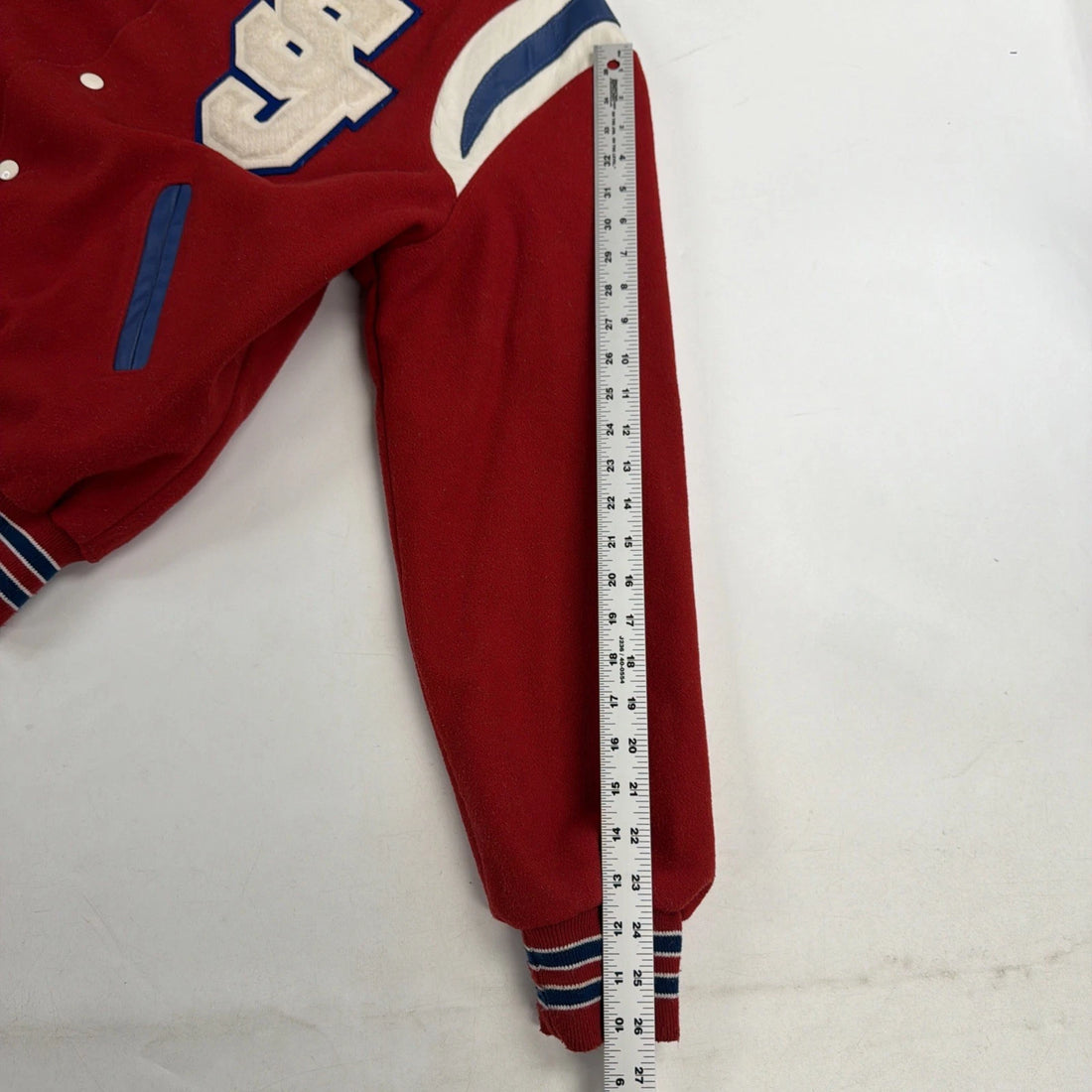 Swain Cavaliers Wool Varsity Letterman Jacket Large