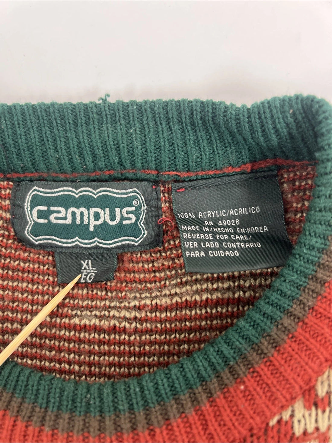 Vintage Deer Campus Crewneck Sweater Size XL