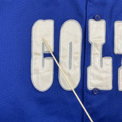 Vintage Indianapolis Colts Majestic Baseball Jersey Size Large 1994 90s NFL