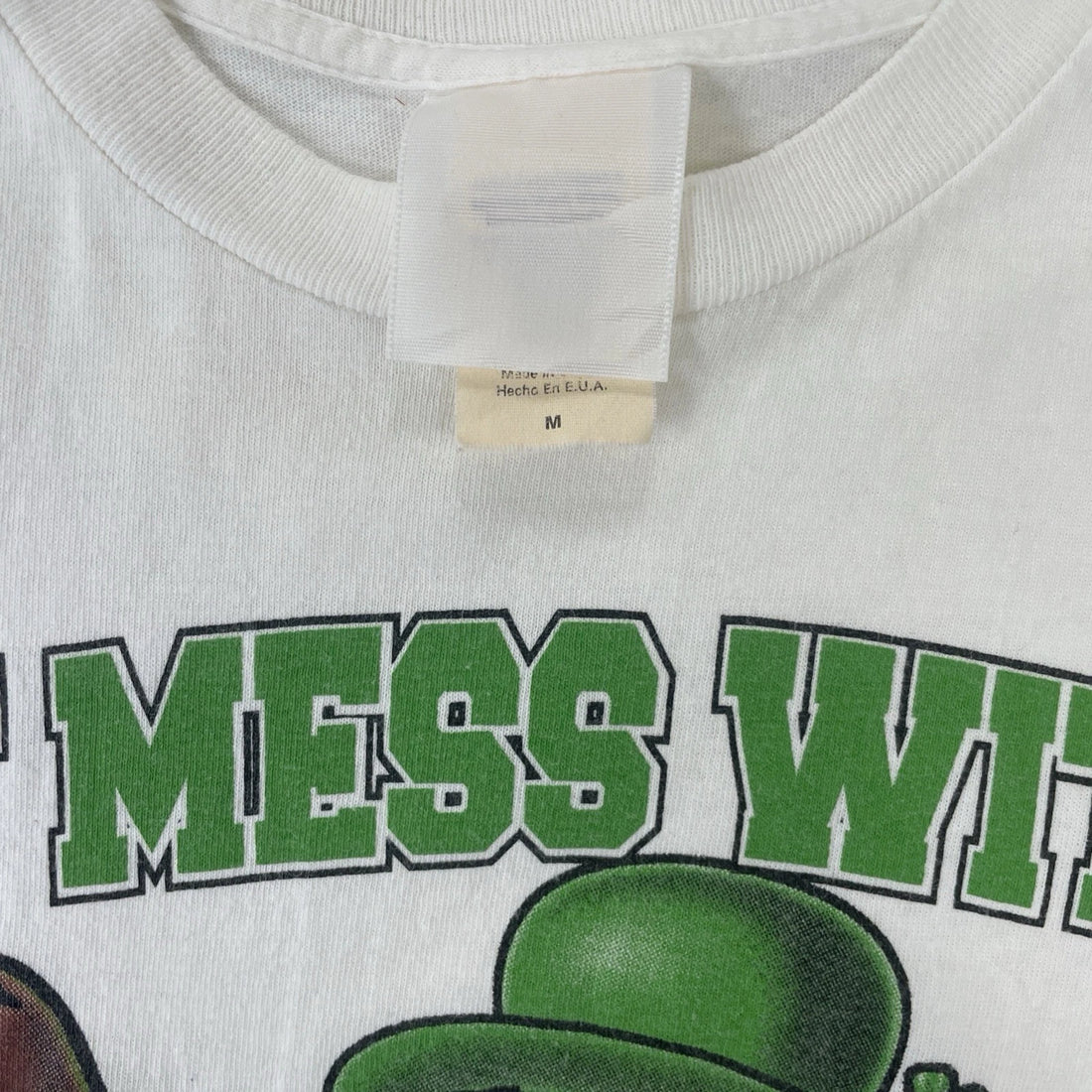 Vintage St. Patrick's Day Irish Taz T-Shirt Size Medium