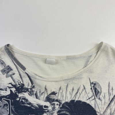 Vintage Greece Troy All Over Print T-Shirt Size Large