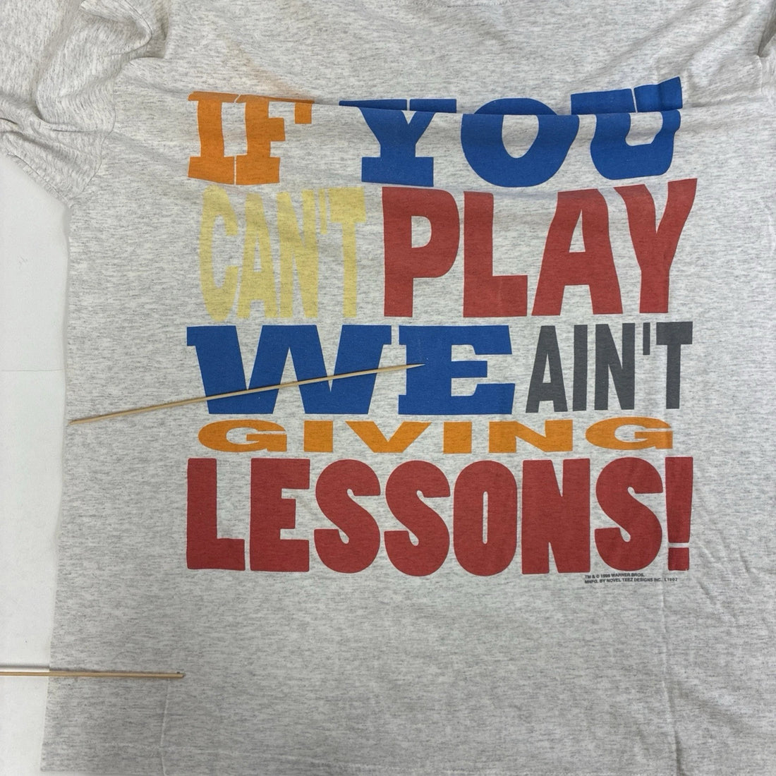 Vintage Looney Tunes Baseball Cartoon T-Shirt Size XL 90s